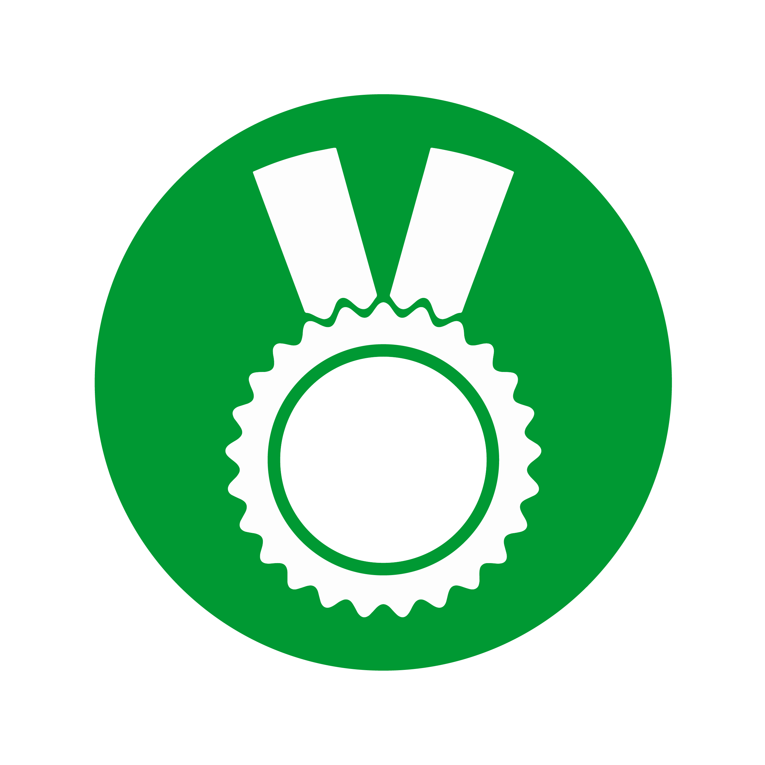 Icon representing excellence: a medal