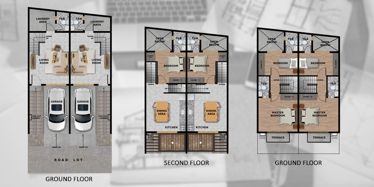 BF Townhomes Floor Plan