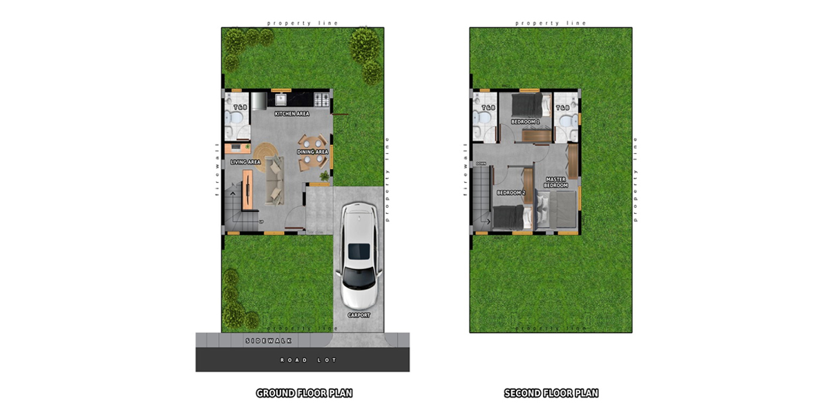 Single-attached 63 Floor Plan