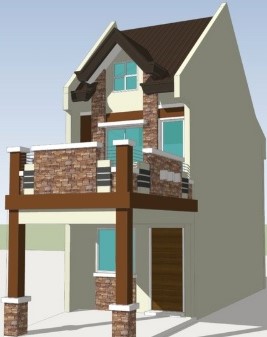 3 Storey Single Attached unit - 2-Bedroom Home