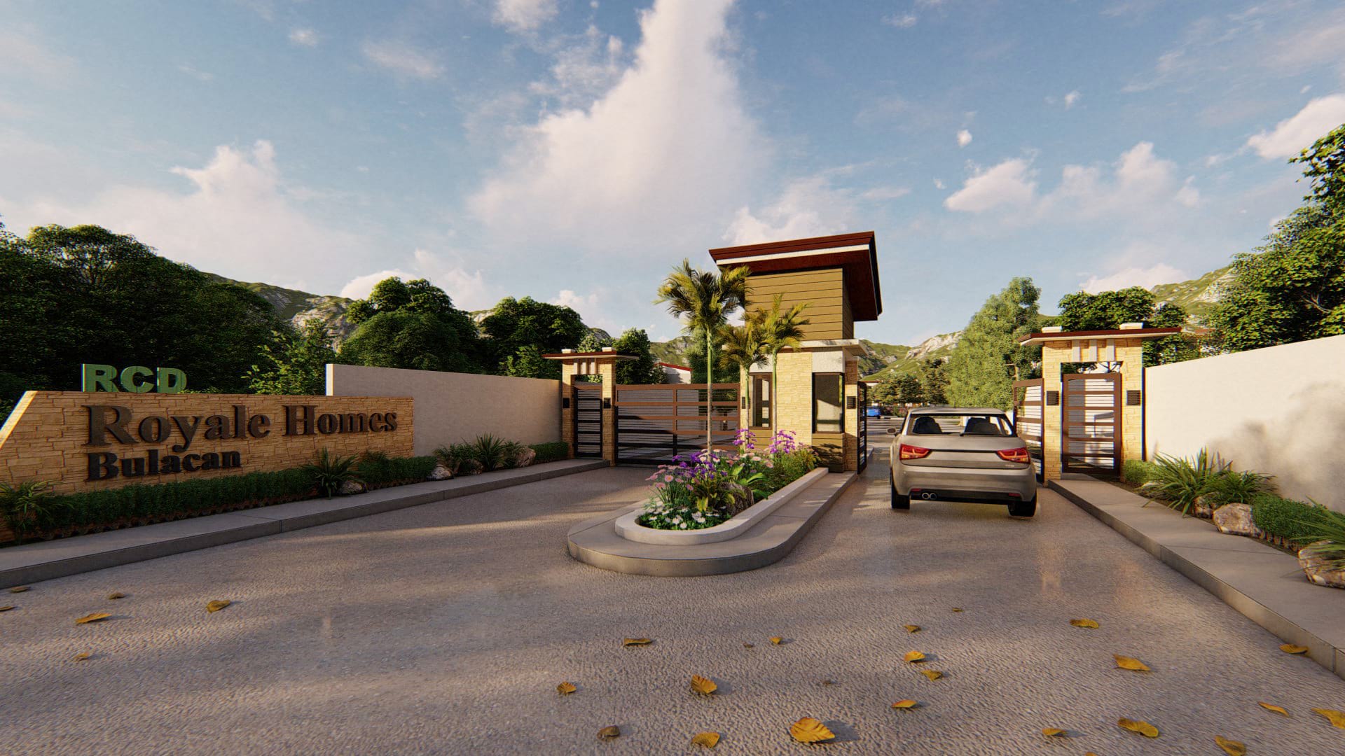 Gate of RCD Royale Homes Norzagaray, Bulacan